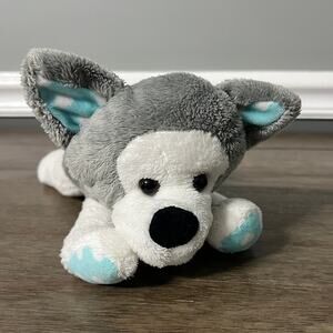 Animal‎ Adventure Gray & White Wolf Puppy with Heart Paws Plush